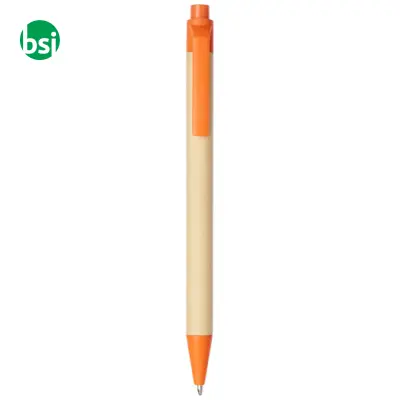 Penna a sfera Berk in cartone riciclato e plastica - 107384 - Immagine 12
