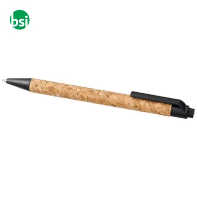 Penna a sfera in sughero e paglia di grano Midar - 107385 - Immagine 5