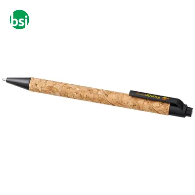 Penna a sfera in sughero e paglia di grano Midar - 107385 - Immagine 2