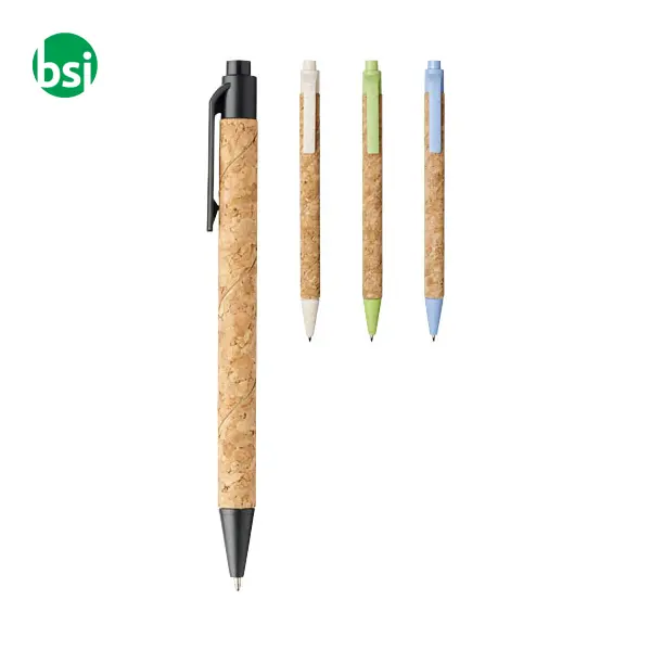 Penna a sfera in sughero e paglia di grano Midar - 107385 -  1