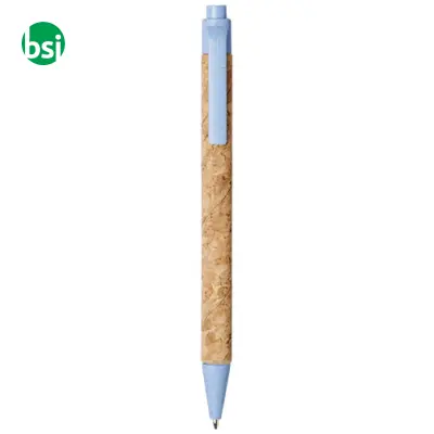 Penna a sfera in sughero e paglia di grano Midar - 107385 - Immagine 9