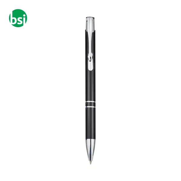 Penna a sfera a scatto Moneta in alluminio - 107440 -  3