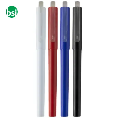 Penna gel personalizzabile in PET riciclato Mauna