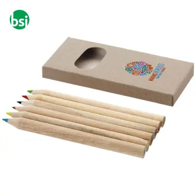 Set personalizzabile di matite per disegnare 6 pezzi Artemaa - Immagine 2
