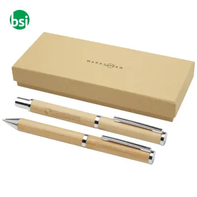 Set regalo personalizzabile penna a sfera e roller Apolys - Immagine 2