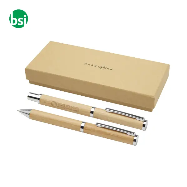 Set regalo personalizzabile penna a sfera e roller Apolys -  2