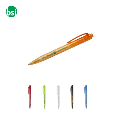 Penne in plastica da recupero ambientale personalizzate