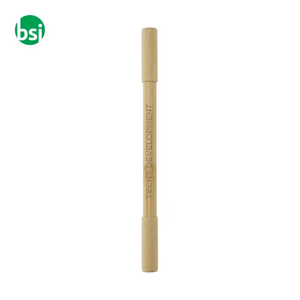 Coppia di penne in bambu' Samambu Refill Nero -  2