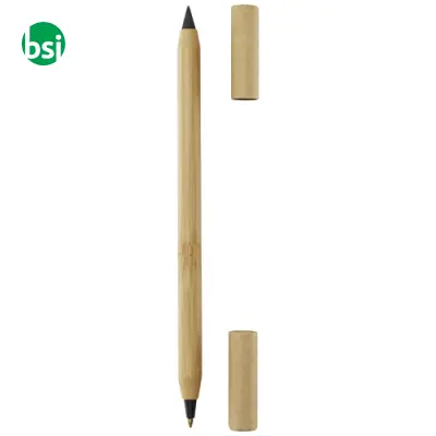 Coppia di penne in bambu' Samambu Refill Nero - Immagine 3