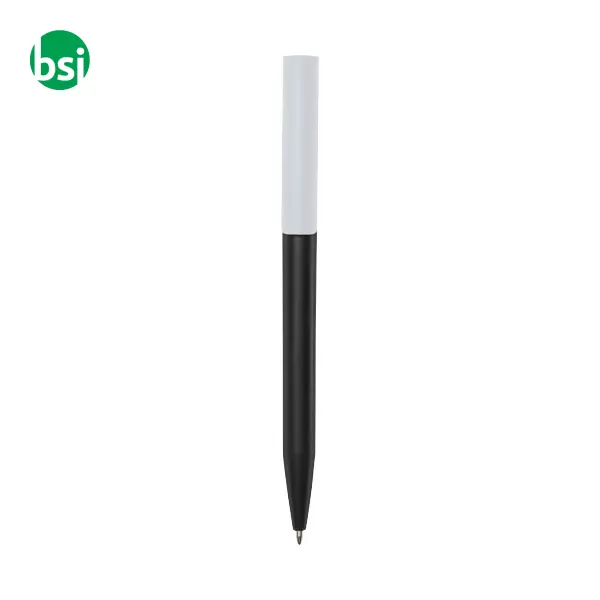 Penna a sfera in plastica riciclata Refill Nero -  15