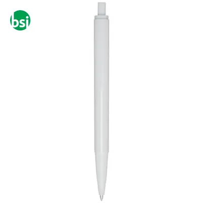 Penna a sfera in plastica riciclata refill nero Elsa - Immagine 3