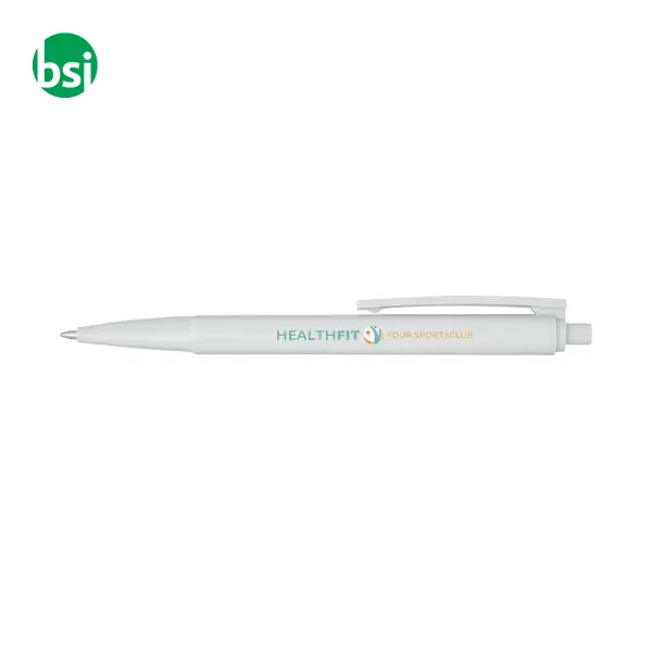 Penna a sfera in plastica riciclata refill nero Elsa -  2