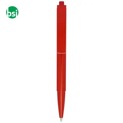 Penna a sfera in plastica riciclata refill nero Elsa - Immagine 8