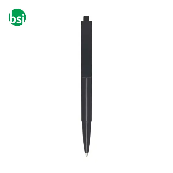 Penna a sfera in plastica riciclata refill nero Elsa -  12
