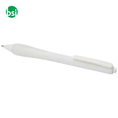 Penna a sfera in ABS riciclato refill nero Lorena - Immagine 5