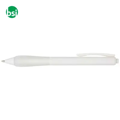 Penna a sfera in ABS riciclato refill nero Lorena - Immagine 3