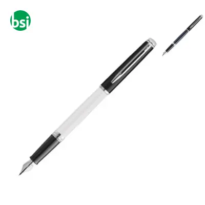 Penna stilografica con finiture in palladio Hemisphere