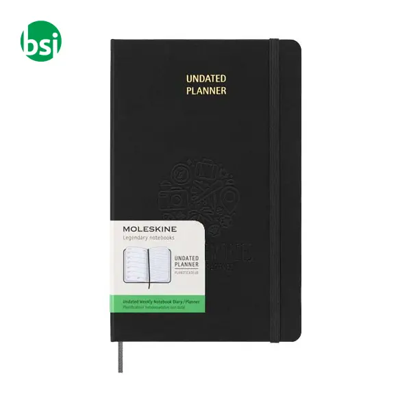 Agenda settimanale copertina rigida senza data Moleskine -  2