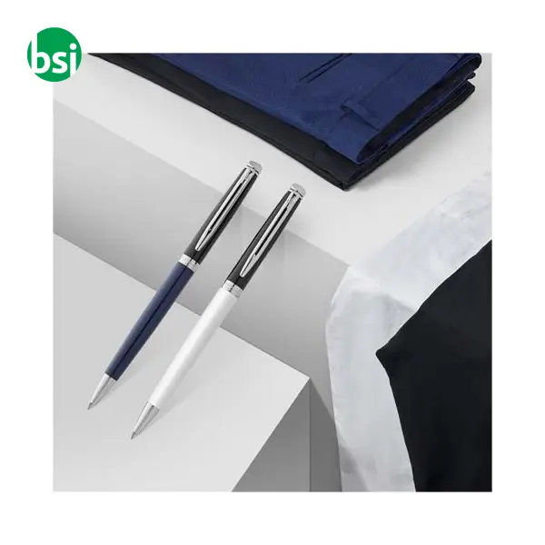 Penna a sfera con finiture in palladio Hemisphere -  5