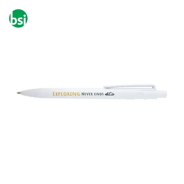 Penna a sfera in plastica riciclata Unica refill nero -  2