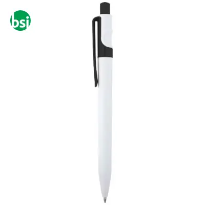 Penna a sfera in plastica riciclata Unica refill nero - Immagine 6