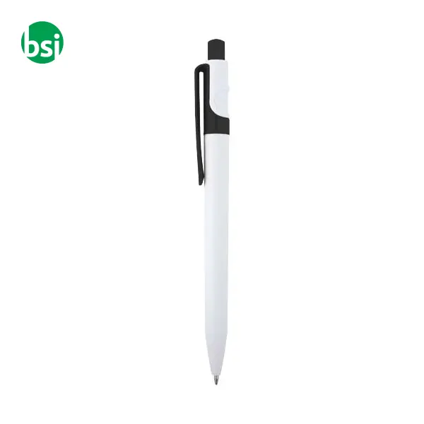 Penna a sfera in plastica riciclata Unica refill nero -  6