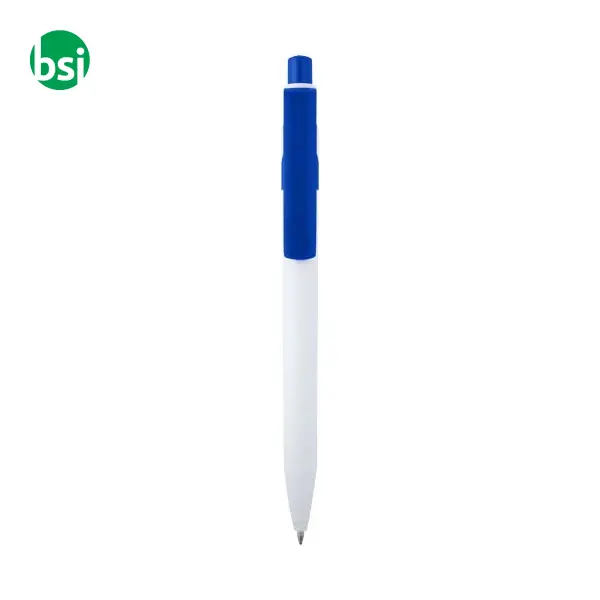 Penna a sfera in plastica riciclata Unica refill nero -  12