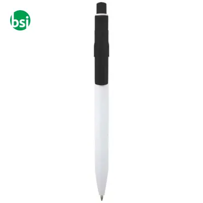 Penna a sfera in plastica riciclata Unica refill nero - Immagine 15