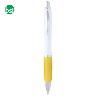 Penna a sfera in plastica riciclata Nash refill blu - Immagine 7