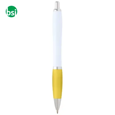 Penna a sfera in plastica riciclata Nash refill blu - Immagine 4
