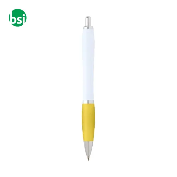 Penna a sfera in plastica riciclata Nash refill blu -  4