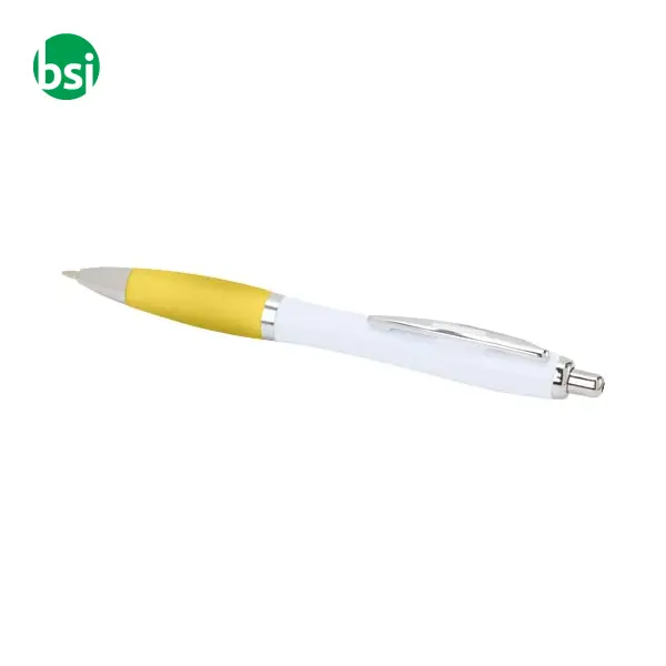 Penna a sfera in plastica riciclata Nash refill blu -  5