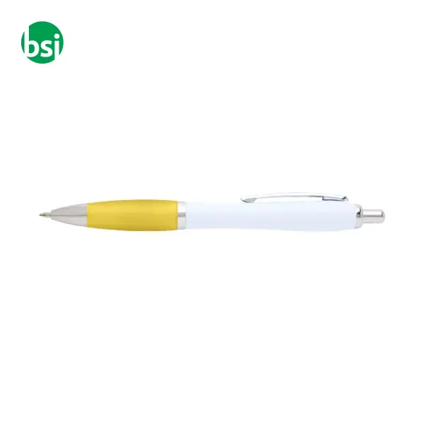 Penna a sfera in plastica riciclata Nash refill blu -  3