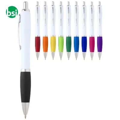Penna a sfera in plastica riciclata Nash refill blu - Immagine 6