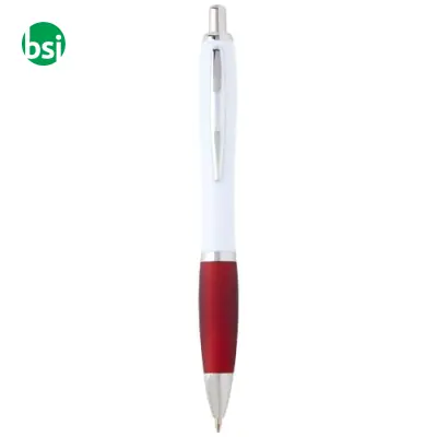 Penna a sfera in plastica riciclata Nash refill blu - Immagine 8