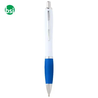 Penna a sfera in plastica riciclata Nash refill blu - Immagine 12