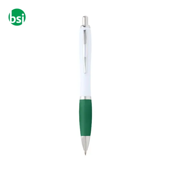 Penna a sfera in plastica riciclata Nash refill blu -  14