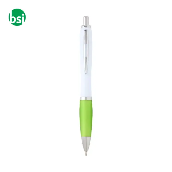Penna a sfera in plastica riciclata Nash refill blu -  15