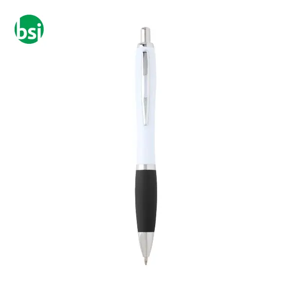 Penna a sfera in plastica riciclata Nash refill blu -  16