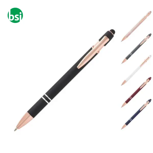 Penna a sfera con finitura oro rosa Nanna -  1