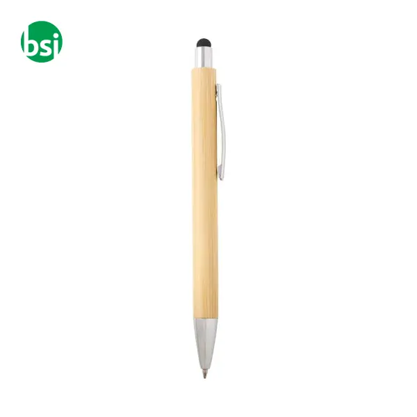Set di penna a sfera e portamina in bambù Oblys -  7