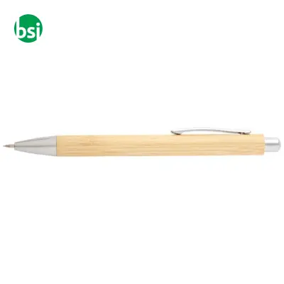 Set di penna a sfera e portamina in bambù Oblys - Immagine 4