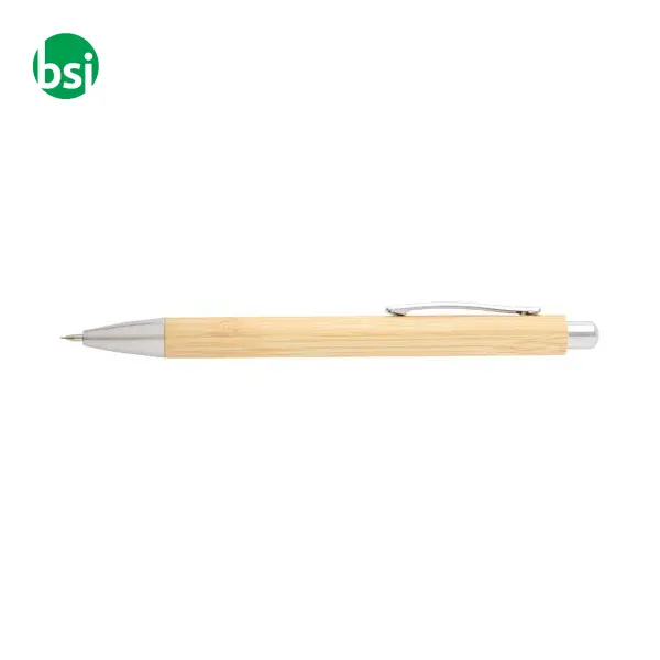Set di penna a sfera e portamina in bambù Oblys -  4