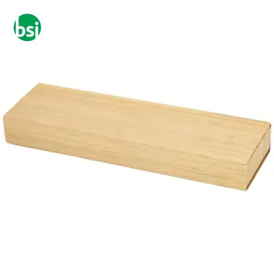 Set di penna a sfera e portamina in bambù Oblys - Immagine 3
