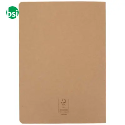 Taccuino formato A5 in carta kraft con pagine a righe Slyk - Immagine 4