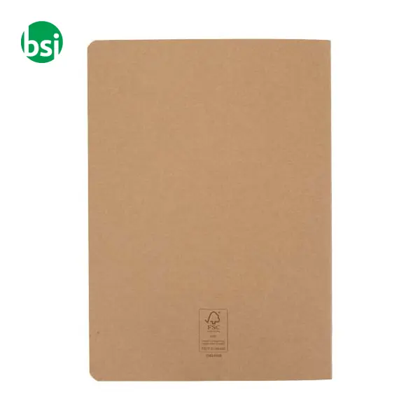 Taccuino formato A5 in carta kraft con pagine a righe Slyk -  4