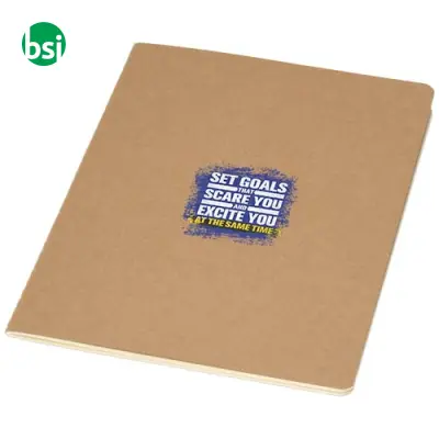 Taccuino formato A5 in carta kraft con pagine a righe Slyk - Immagine 2