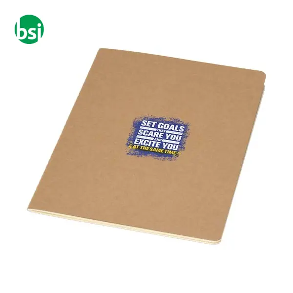 Taccuino formato A5 in carta kraft con pagine a righe Slyk -  2