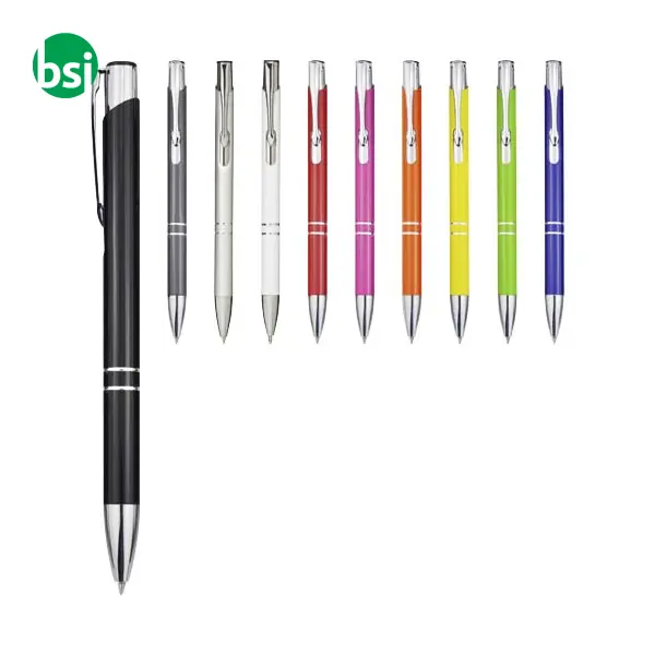 Penna a sfera in alluminio riciclato Moneta -  6