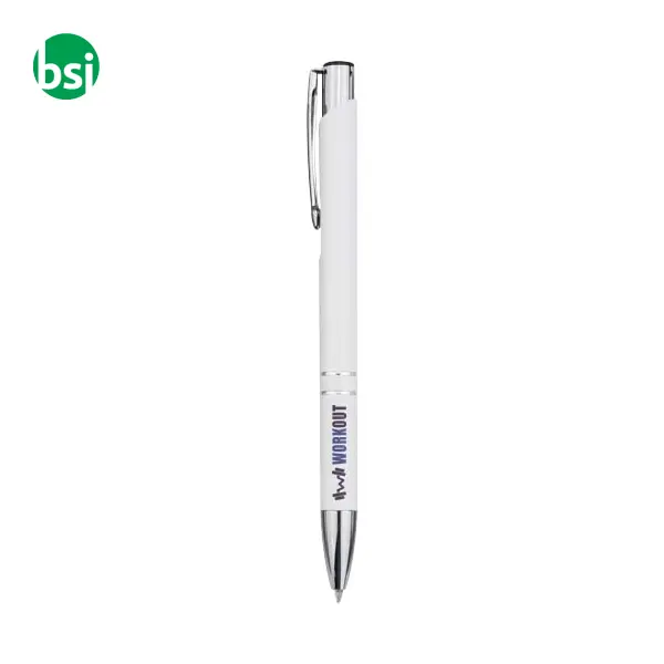 Penna a sfera in alluminio riciclato Moneta -  3